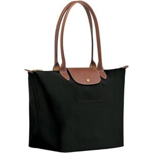 Longchamp Le Pliage Large Black Foldable Tote Bag